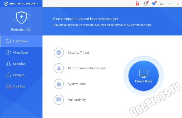 360 Total Security - Скриншот 1