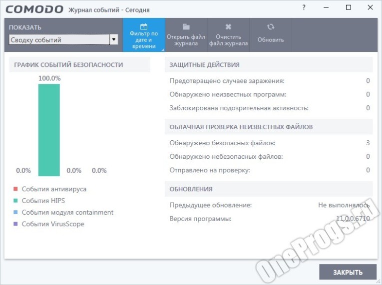 Comodo Antivirus - Скриншот 1