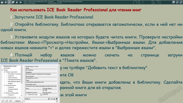 ICE Book Reader Professional - Скриншот 6